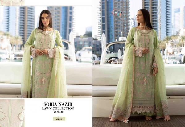 Shree Sobia Nazir Lawn Collection 8 Cotton Designer Pakistani Salwar Kameez